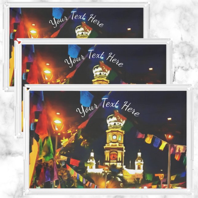 Dia de Los Muertos Guadalupe Church PV-190130 Acrylic Tray (Creator Uploaded)