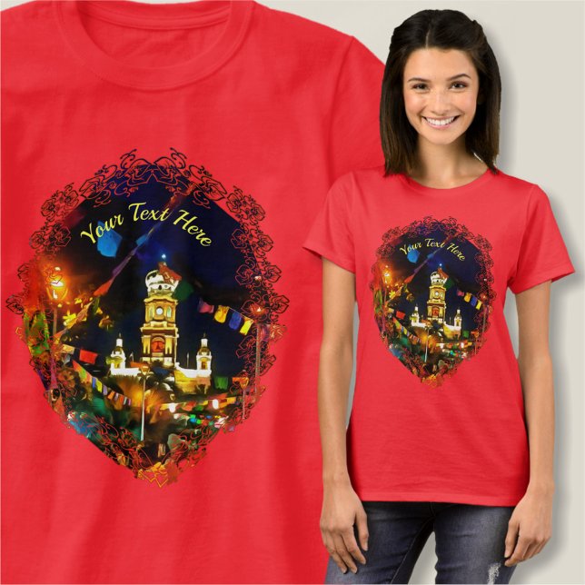 Dia de Los Muertos Guadalupe Church PV-190130  T-Shirt (Creator Uploaded)