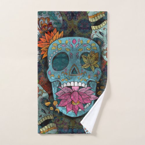 Dia De Los Muertos Hand Towel