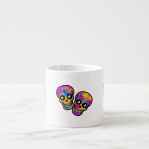 Dia De Los Muertos Happy Couple Espresso Cup