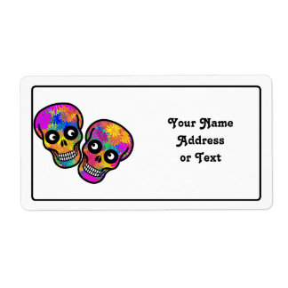 Dia De Los Muertos - Happy Couple Label