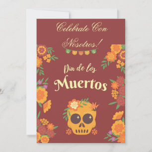 DIA DE LOS MUERTOS invitacion invitation