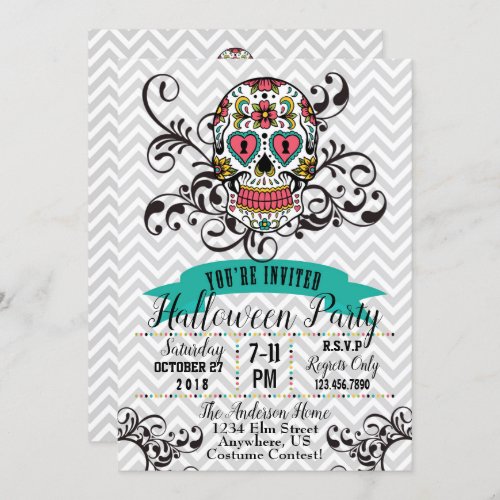 Dia de los Muertos Invitation