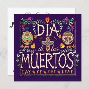 Dia De Los Muertos Invitation - Day of the Dead