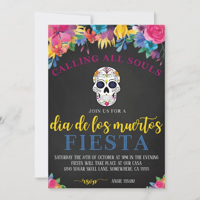 DIA DE LOS MUERTOS INVITE (Front)