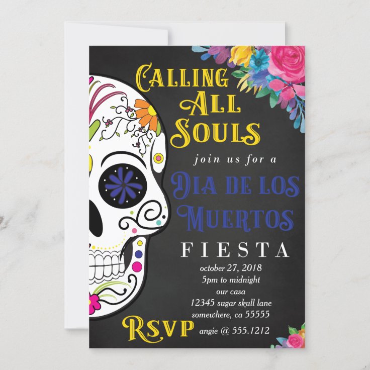 DIA DE LOS MUERTOS INVITE | Zazzle