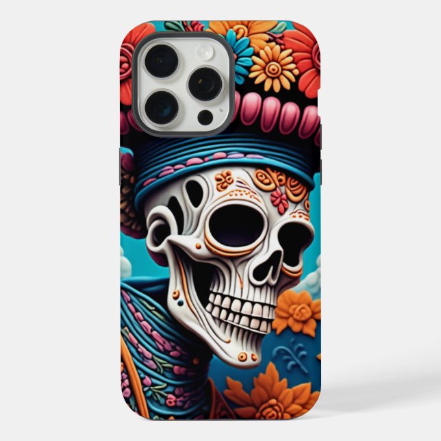 Dia de los Muertos iPhone Case (Back)
