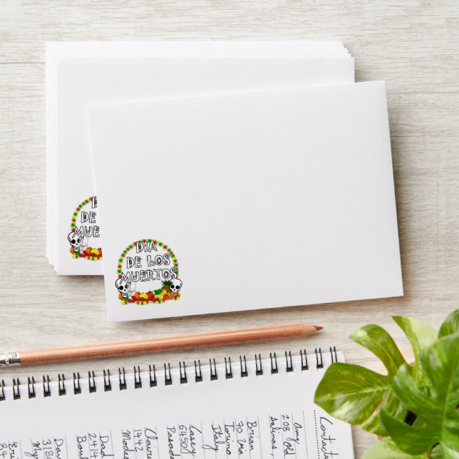 Dia De Los Muertos Journey Envelope (Stacked)