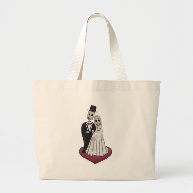 Dia de los Muertos Large Tote Bag (Front)