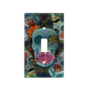 Dia De Los Muertos Light Switch Cover