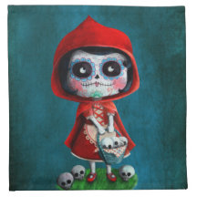 Dia de los Muertos Little Red Riding Hood