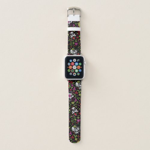 Da De Los Muertos LOONEY TUNES Pattern Apple Watch Band