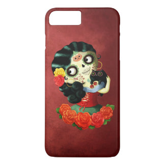 Dia de Los Muertos Lovely Mexican Catrina Girl iPhone 8 Plus/7 Plus Case