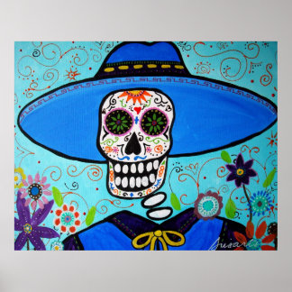 DIA DE LOS MUERTOS MARIACHI POSTER