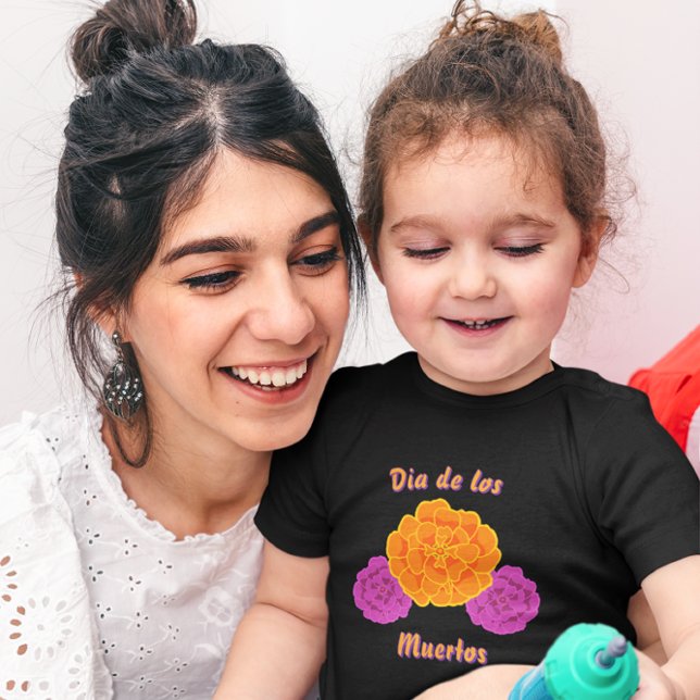 Día de los Muertos Marigold Trio  Toddler T-shirt (Creator Uploaded)