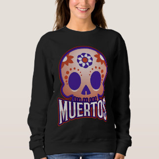 Dia de los muertos Modern colourful Skull Sweatshirt