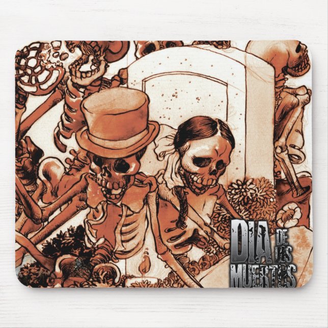 Dia De Los Muertos Mousepad (Front)