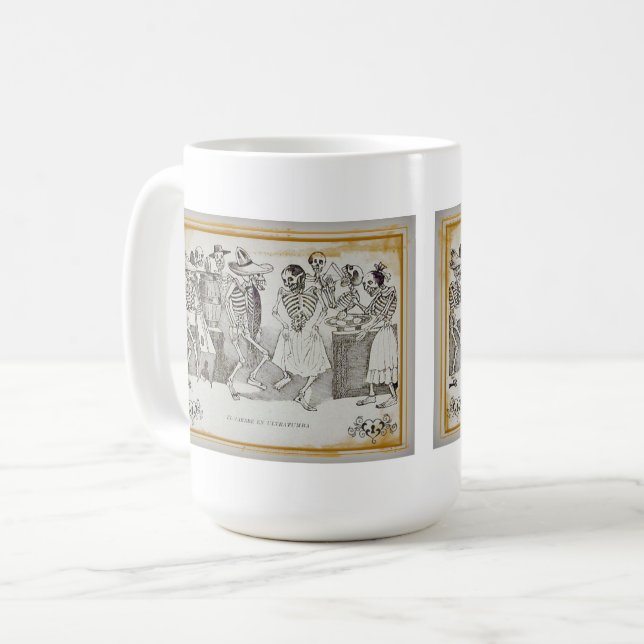 Dia De Los Muertos Mug (Front Left)