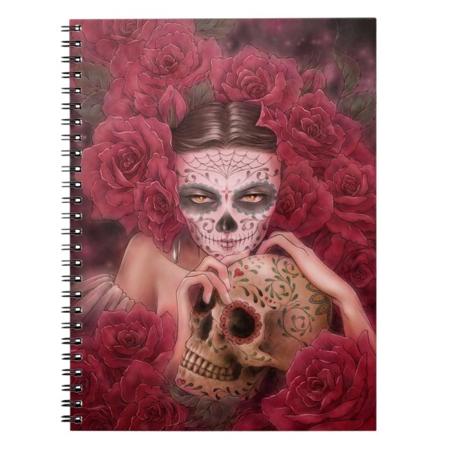 Dia de los Muertos Notebook (Front)