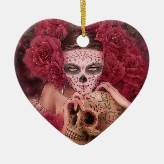 Dia de los Muertos Ornament (Front)