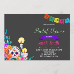 Dia de los Muertos party invitation
