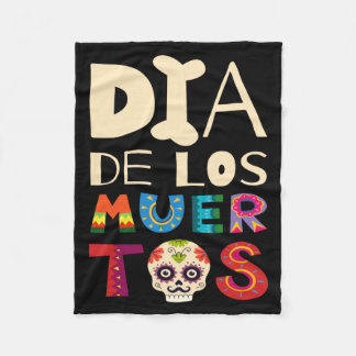 Dia De Los Muertos Performance Design Fleece Blanket