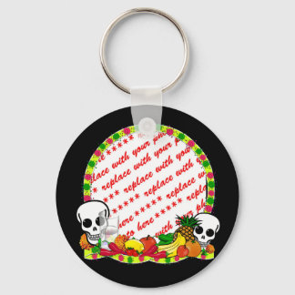 DIA DE LOS MUERTOS Photo Frame Keychain