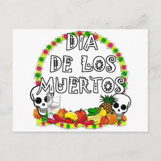Dia De Los Muertos Postcard