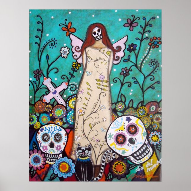 dia de los muertos poster (Front)