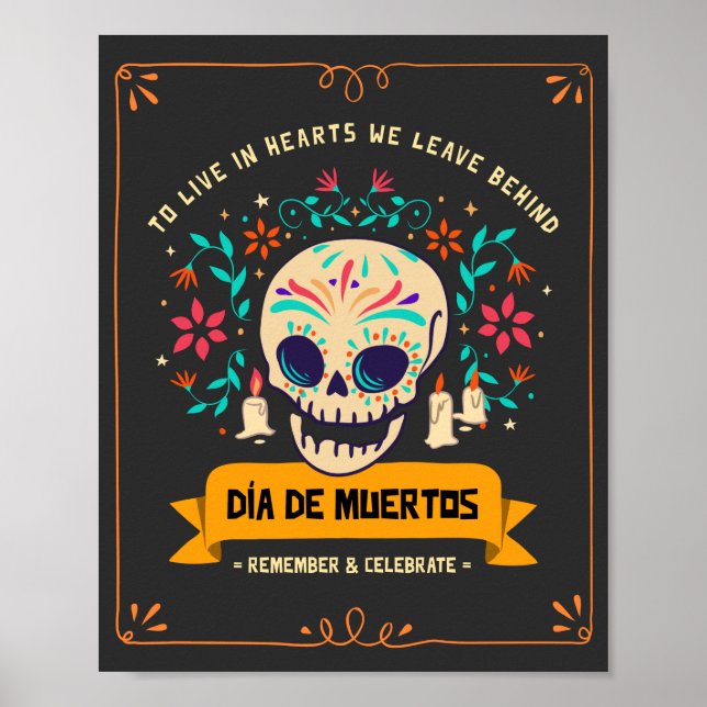 Dia De Los Muertos  Poster (Front)