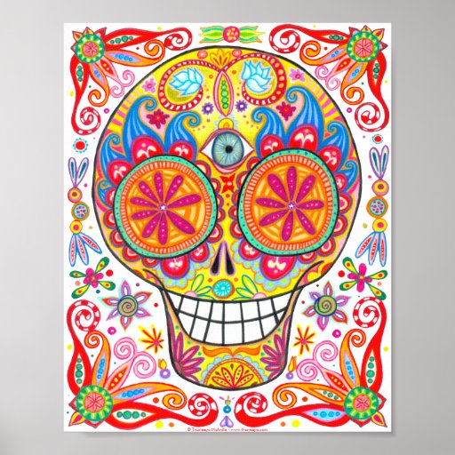 Dia de los Muertos Print | Zazzle