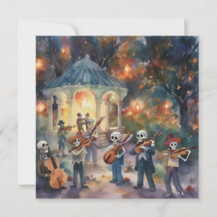 "Dia de los Muertos", Rhythms of Celebration Invitation