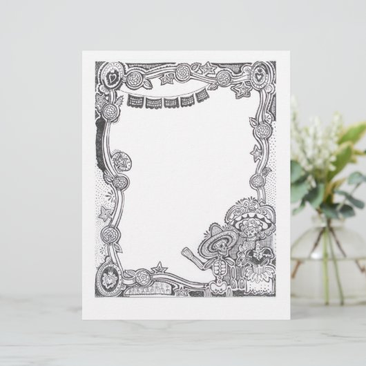 Dia De Los Muertos Skeleton Frame - (Standing Front)
