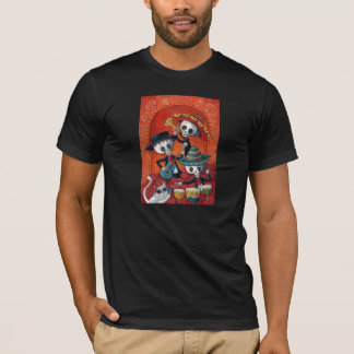 Dia de Los Muertos Skeleton Mariachi Trio T-Shirt