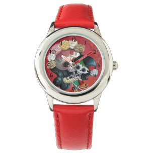 Dia de Los Muertos Skeletons Mother and Daughter Watch