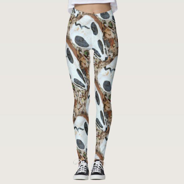 dia de los muertos skull leggings (Front)