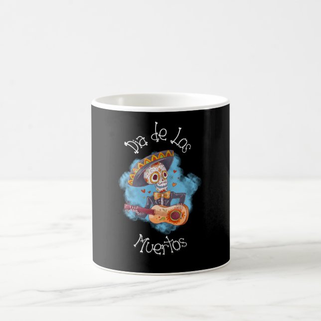 Dia de los Muertos- Sugar Candy Skull Coffee Mug (Center)