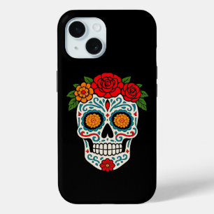 Día de los Muertos Sugar Skull iPhone 15 Case