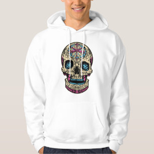 Dia De Los Muertos Sugar Skull Hoodie