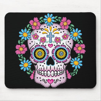 Dia de los Muertos Sugar Skull Mouse Pad