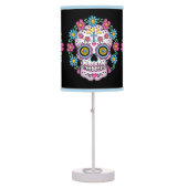Dia de los Muertos Sugar Skull Table Lamp (Front)