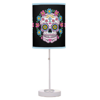Dia de los Muertos Sugar Skull Table Lamp