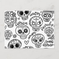 Dia De Los Muertos – Sugar Skulls Coloring
