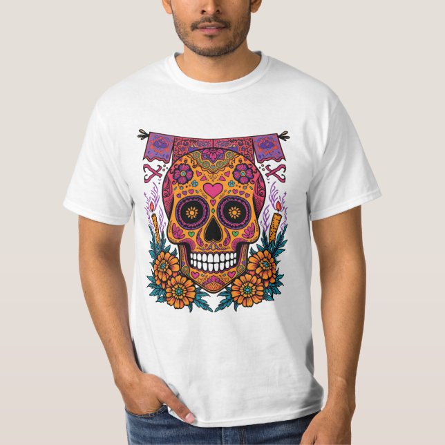 Dia de los Muertos T-Shirt (Front)