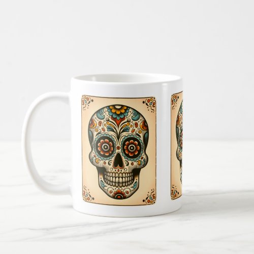 Dia de los Muertos Tarot Coffee Mug