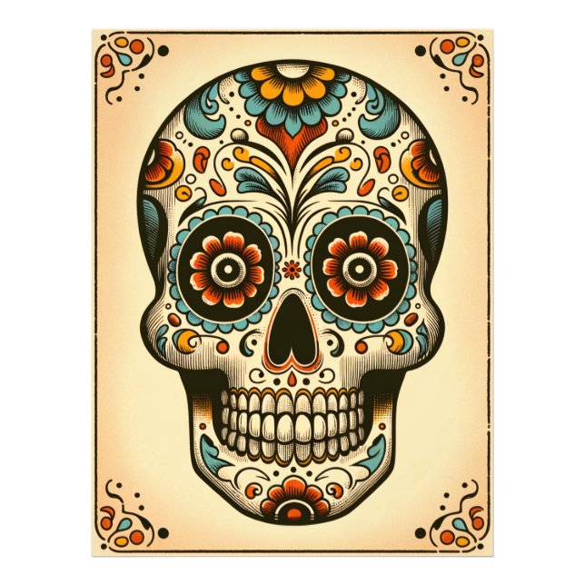 Dia de los Muertos Tarot Photo Print (Front)