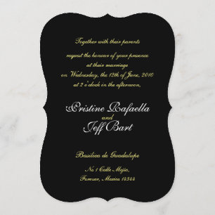 DIA DE LOS MUERTOS TE AMO WEDDING INVITATION