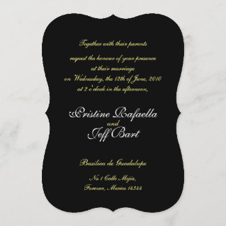 DIA DE LOS MUERTOS TE AMO WEDDING INVITATION