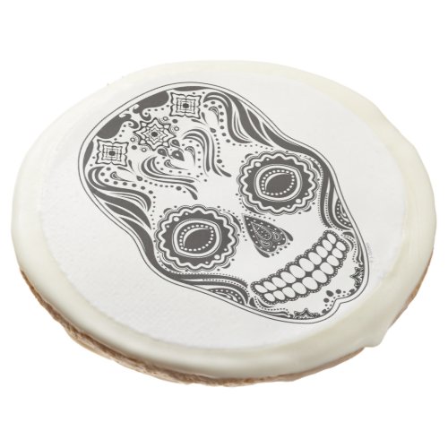 Dia de los Muertos That Girl Skull Sugar Cookie