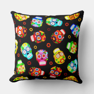 Dia De Los Muertos Throw Pillow